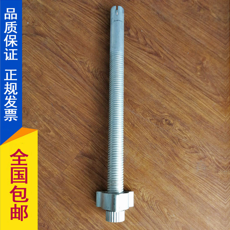 6寸8寸万向脚轮带调节丝杆可调脚聚氨酯重型脚轮脚手架刹车脚轮子