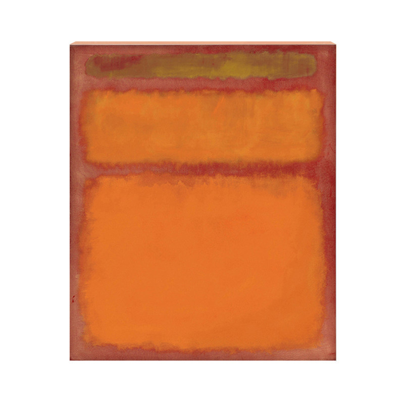 极简抽象油画办公室装饰画玄关过道挂画定制艺术画罗斯科色域画
