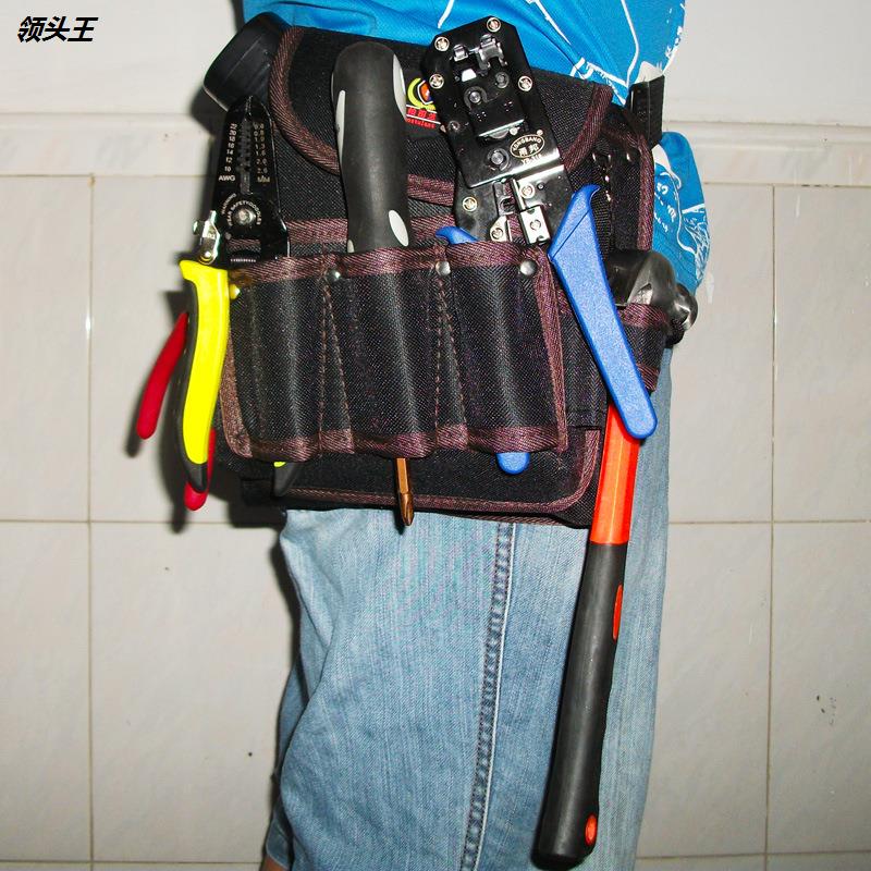 电工工具包腰包弱电包水电安装多功能五金工具挂包帆布袋工具袋