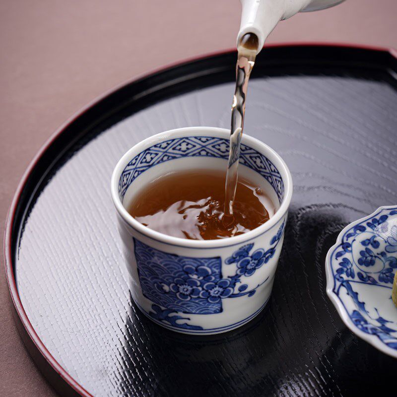 波佐见烧陶瓷主人杯办公室喝茶陶瓷主人杯复古阔口手握杯日式汤吞
