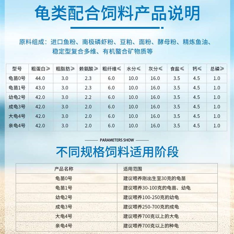 嘉盛龟饲料龟粮20/40斤整包石龟金钱龟黄缘饲料乌龟粮乌龟饲料