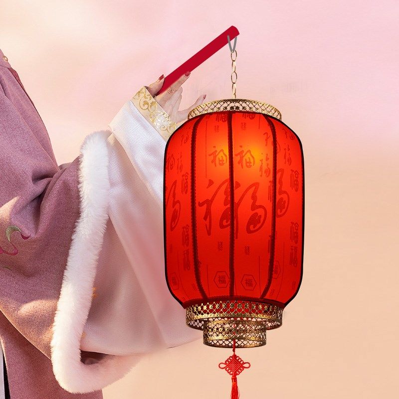 手提古风灯笼进宅灯舞蹈灯笼中式婚纱照摄影道具明制汉服发光灯笼