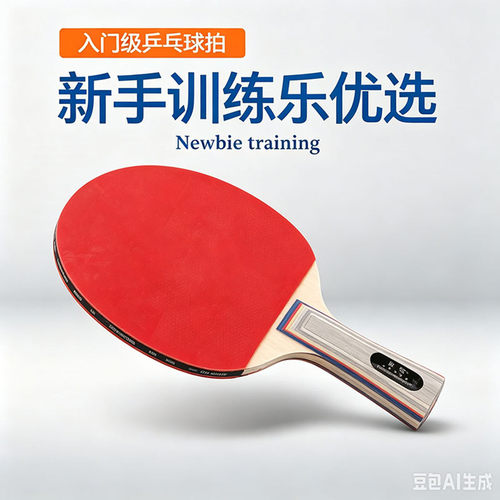 初学者乒乓球拍横拍直拍训练比赛