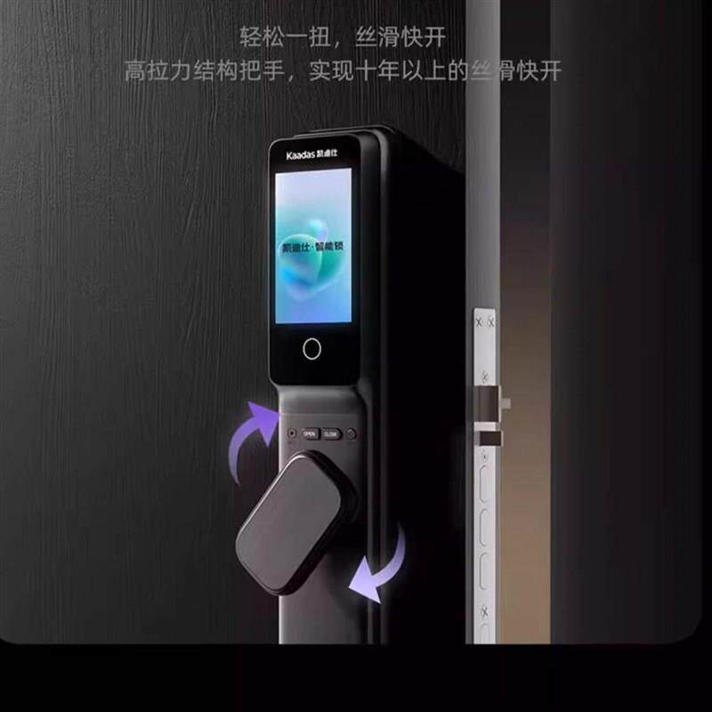 凯迪仕智能锁Q20FPRO猫眼大屏人脸指纹密码锁智能锁入户智能门锁图片