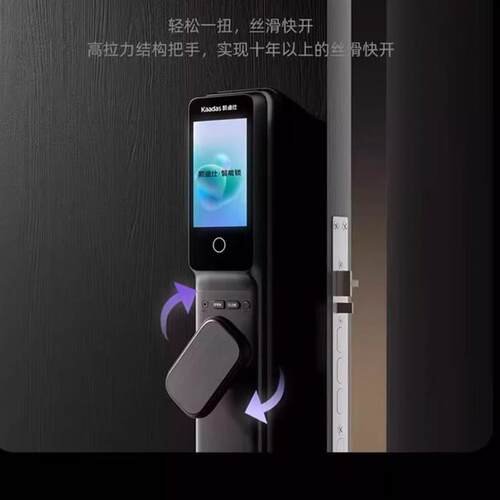 凯迪仕智能锁Q20FPRO猫眼大屏人脸指纹密码锁智能锁入户智能门锁