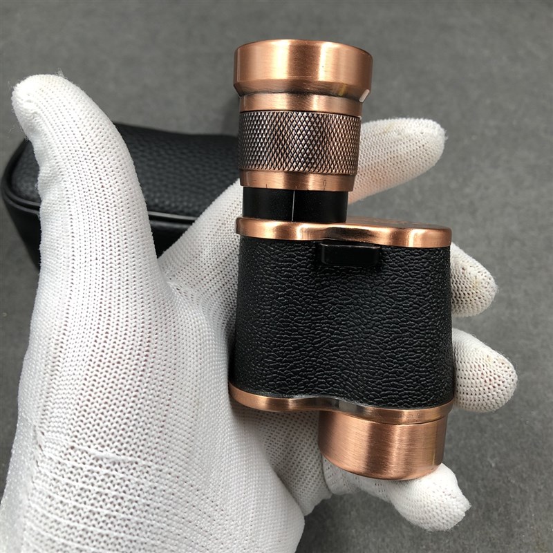 单筒望远镜寻蜂放牧观景黄铜8x24高倍高清迷你便携户外微光夜视