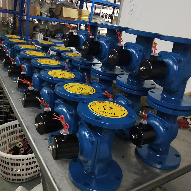 铸钢法兰电磁阀220V24V水阀 ZCS 1.0MPa 放水开关电动80阀门DN100