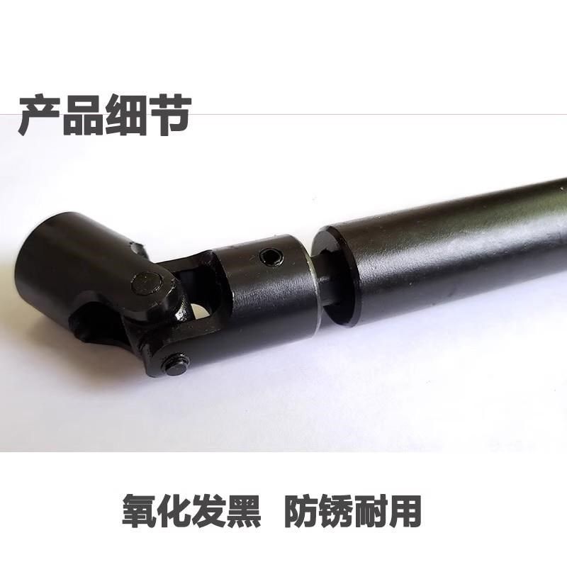 精密可伸缩万向节联轴器六角花键套传动轴连接器 十字轴滑动接头