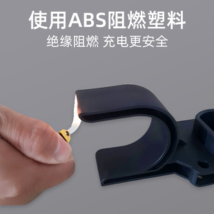 充电枪头锁防盗密码锁国标7KW交流充电桩通用挂线钩子挂架支架