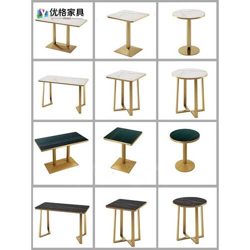 定制奶茶店甜品店餐饮桌子咖啡厅西餐厅小吃面馆快餐桌商用小圆桌