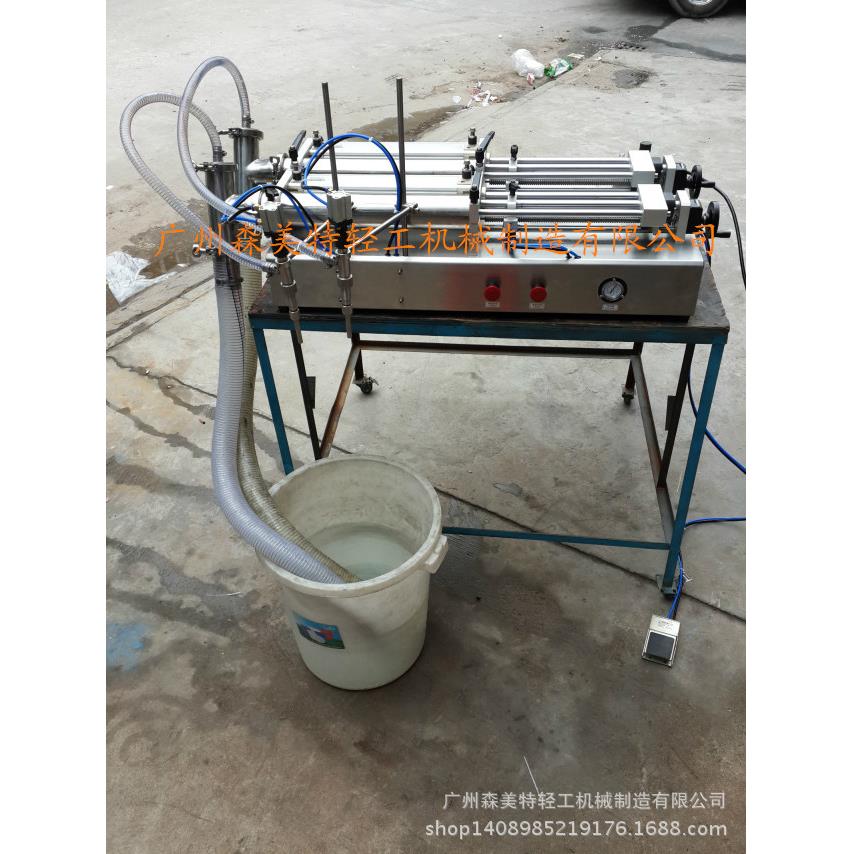 双头100-1000毫升洗发水灌装机沐浴露灌装机洗洁精灌装机
