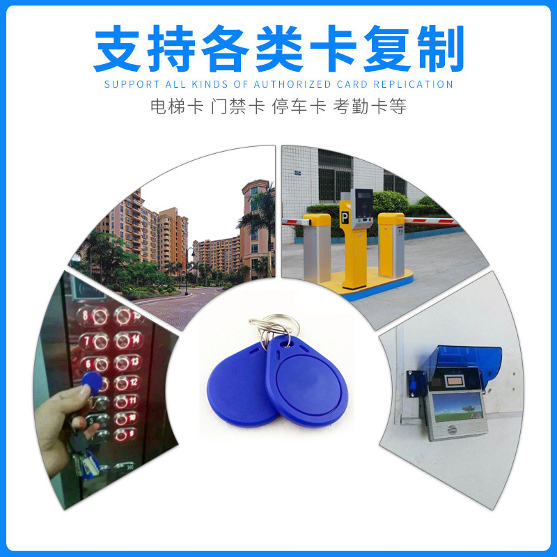 门禁卡定制ic钥匙扣定做电梯卡物业停车卡id白卡密码锁智能感应卡