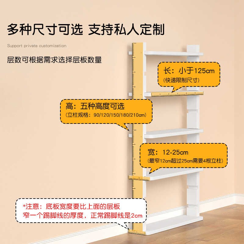门後窄置物架落地家用多层靠墙收纳层架子客厅木质储物柜子展示架
