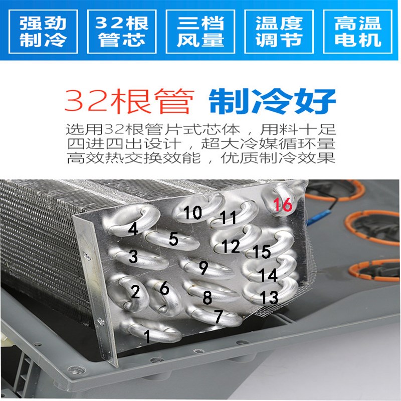 货车用顶置空调蒸发器总成24v 房车铲车吊车汽车制冷通用改装12v