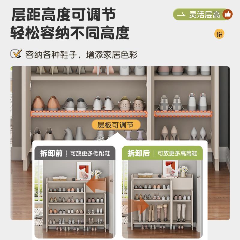 实木鞋柜家用门口储物柜入户门厅玄关柜可定制带抽屉收纳靠墙鞋架