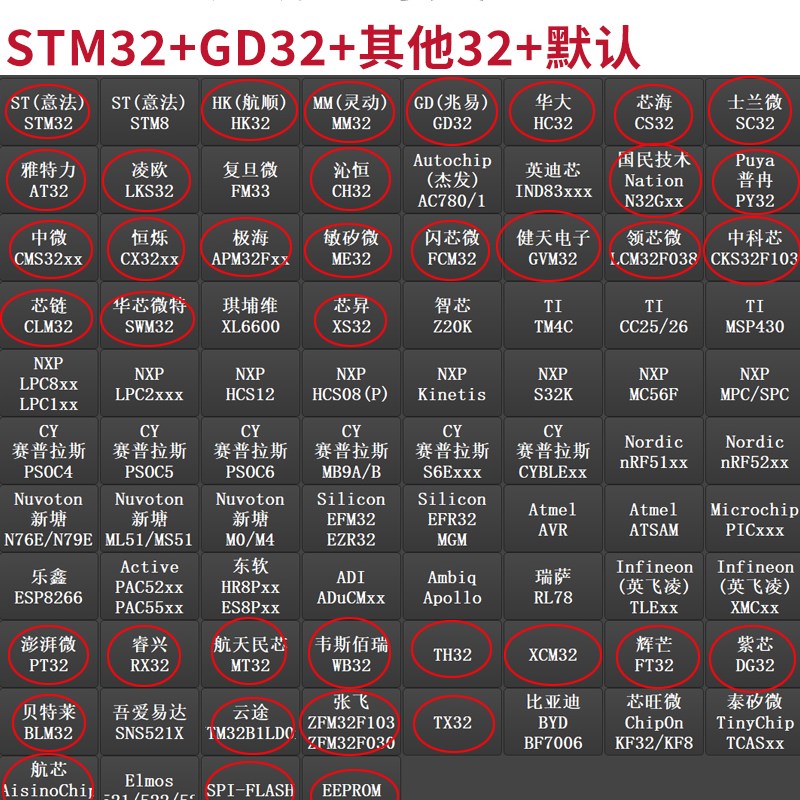 稀微高速万能烧录器 通用 多功能烧写器离线编程器下载器 ARM内核