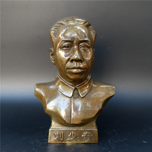 纯铜朱德邓小平孙中山刘少奇周恩来伟人雕塑开国元勋铜像家居饰品