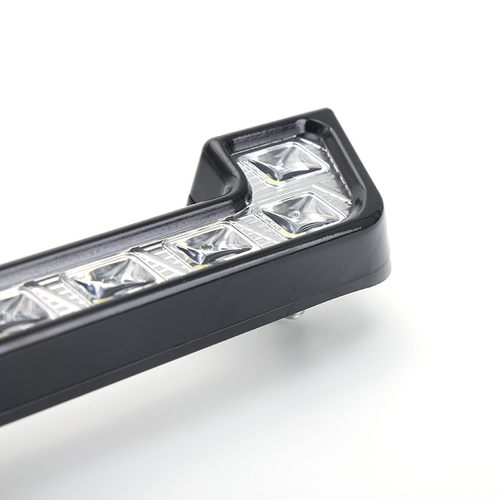 汽车日间行车灯 通用款日行灯led大功率 L型6LED日行灯中网行车灯