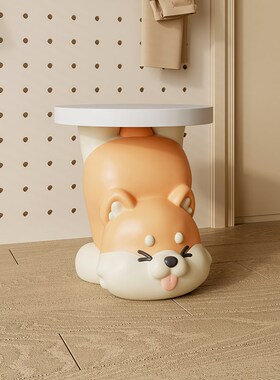 可爱柴犬换鞋凳家用门口入户进客厅创意小凳子搬新家乔迁新居礼物