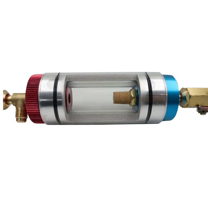 汽车空调冷冻油过滤工具套装 加注器维修氟利昂杂质免拆清洗过滤