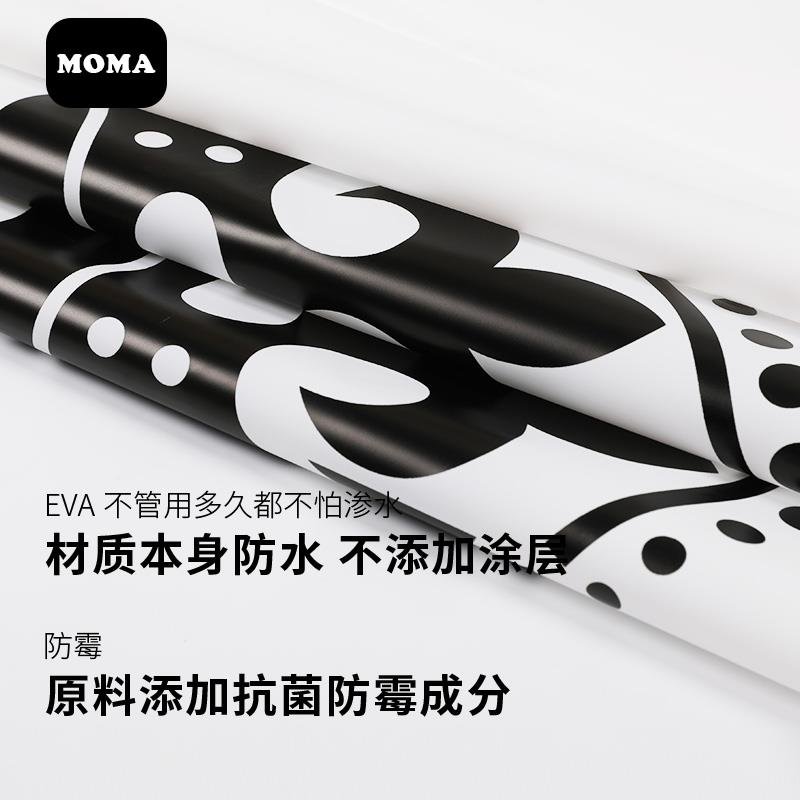 默玛EVA浴帘防水加厚防霉卫生间浴帘浴帘布隔断帘创意二战海报