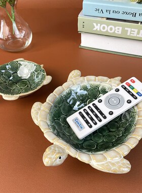 创意陶瓷香皂盒沥水欧式酒店皂碟烟灰缸果盘玄关钥匙收纳动物摆件