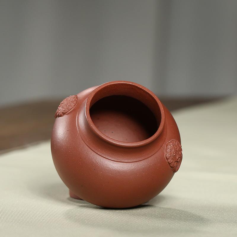 宜兴紫砂茶叶罐密封罐小号便携存茶罐家用中式高档陶瓷储茶罐子