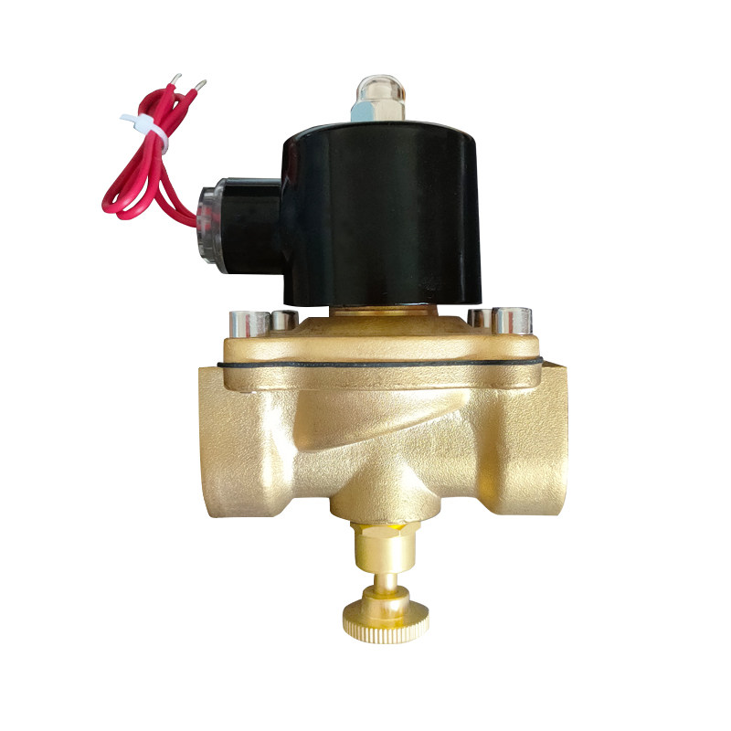 电磁阀水阀气阀优质铜阀 手自一体带手动应急开关 220V 24V 12V