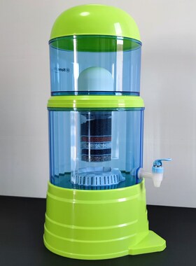 悦莱泉14升家用台式矿泉壶七级过滤水壶 净水壶 直饮过滤饮水机桶