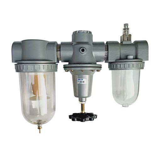 气动三联件DN50 大口径油水分离器DN40/DN50三联件油水分离QC-50