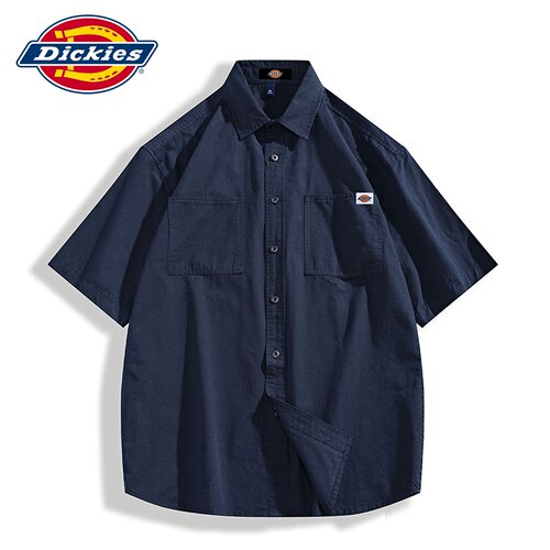 Dickies工装口袋短袖衬衫男透气