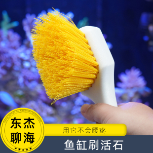 东杰聊海刷活石海水珊瑚鱼缸开缸用清洁刷石头省力好用刷子