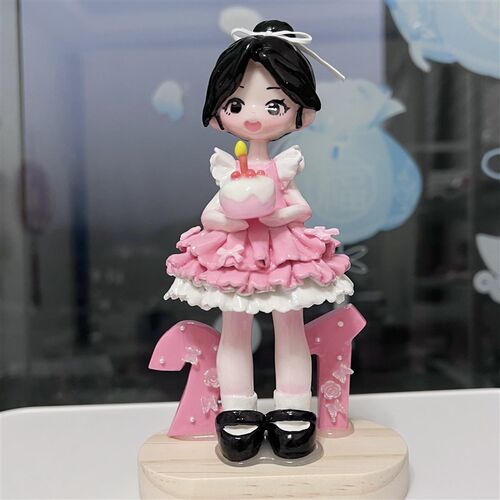 人偶定制捏泥人蜡像玩偶泥塑手办软陶3d真人生日结婚情人节礼物