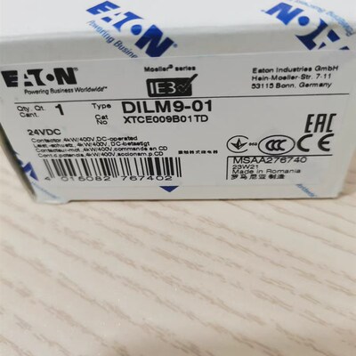 伊顿穆勒德国进口DILM9-01(24VDC)小型9A直流24V接触器原装正品