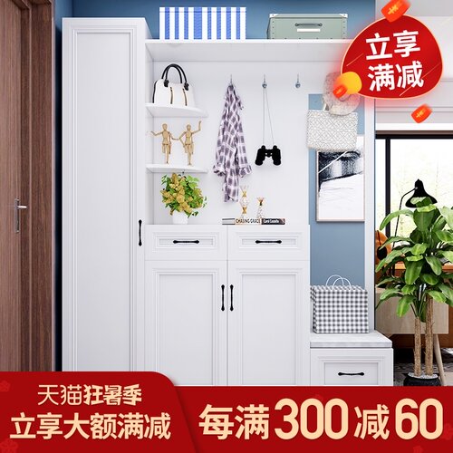 进门入户门厅柜玄关柜隔断柜现代简约鞋柜衣帽柜组合多功能储物柜