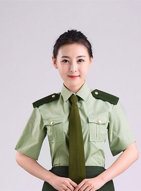 中小学生少先队升旗班军鼓乐队演出服装套装仪仗队升旗手军绿衬衫
