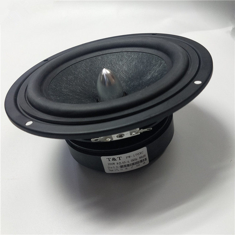 T&T羊毛盆6.5寸中低音喇叭178mm发烧人声胆机音箱扬声器PW-176XC