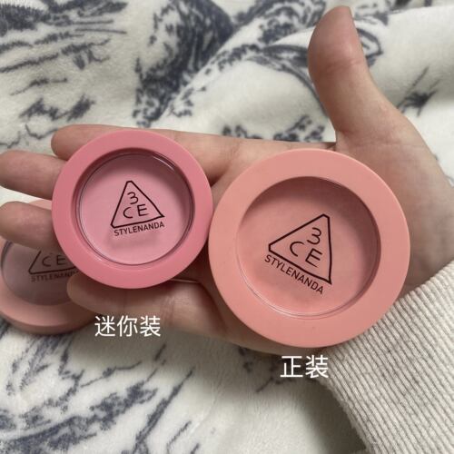 3ce三熹玉单色小腮红韩国中样迷你MONOPINK裸粉色3g正品