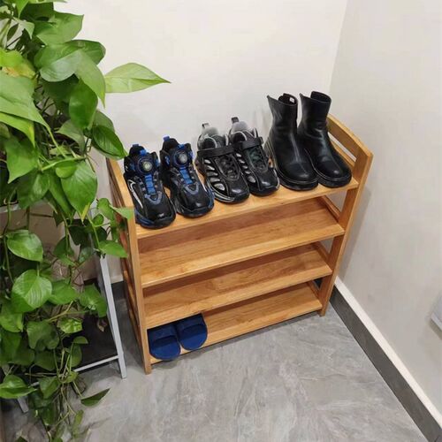 实木换鞋凳鞋柜一体家用多层鞋架进门可坐门口收纳鞋凳入户木鞋架
