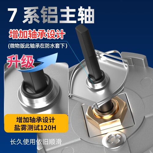 科迈龙小高尔夫二代路亚微物纺车轮旋F入式马口远投斜口浅线杯渔