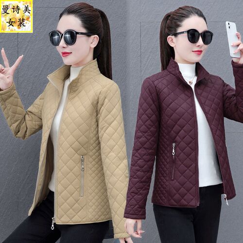轻薄机行棉衣女士外套2023年新款冬季羽绒棉服小个子棉袄外套女款