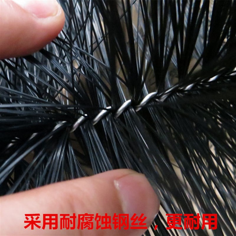304不锈钢过滤毛刷适用于大型鱼缸水族箱底滤材料 锦鲤鱼池用十字