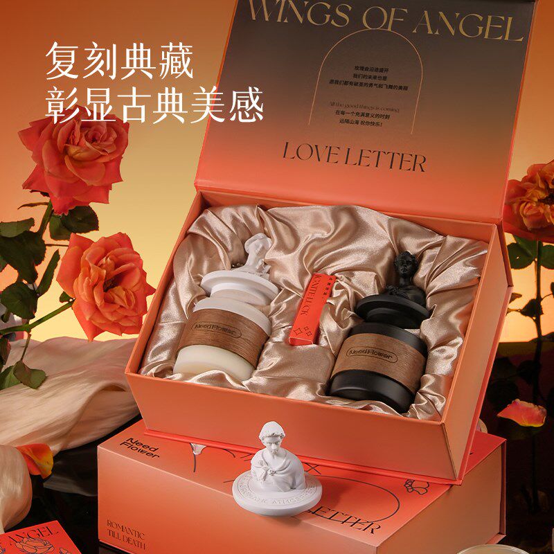 【玫瑰天使】香薰蜡烛礼盒小众高级送女生生日毕业礼物新婚伴手礼