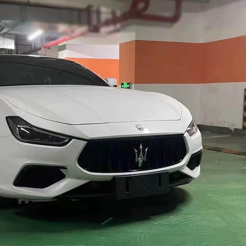 玛莎拉蒂中网总裁吉博力Ghibli莱万特GT改装前中网替换黑化网电镀