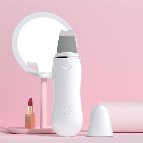 家用洁面铲皮机超声波黑头铲美容仪器器脸部清洁去粉刺角质铲皮机