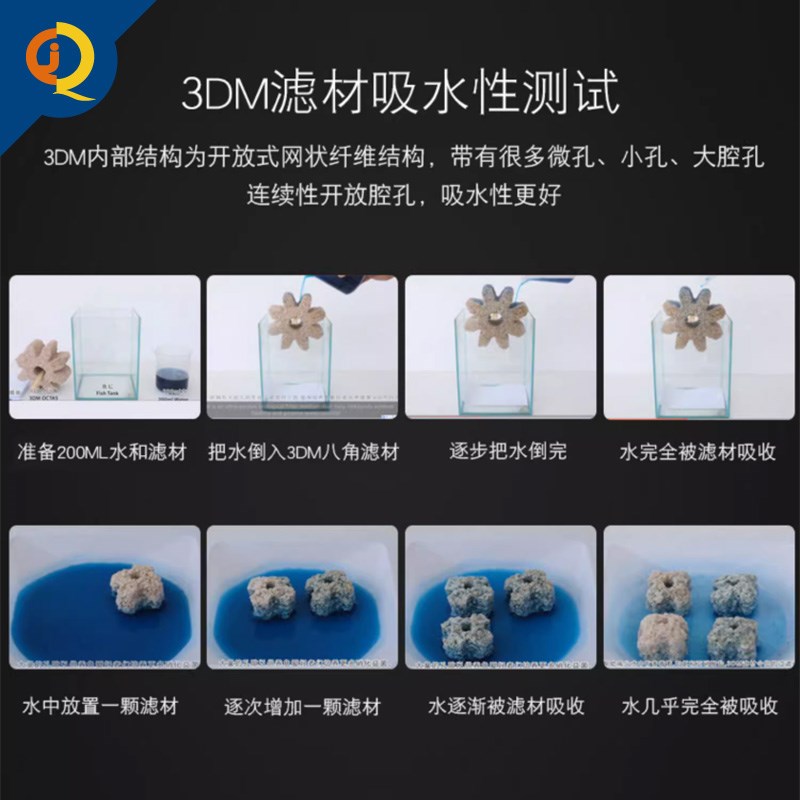仟湖大八角金块石英球生化培菌滤材净水培育硝化细菌鱼缸过滤材料图片