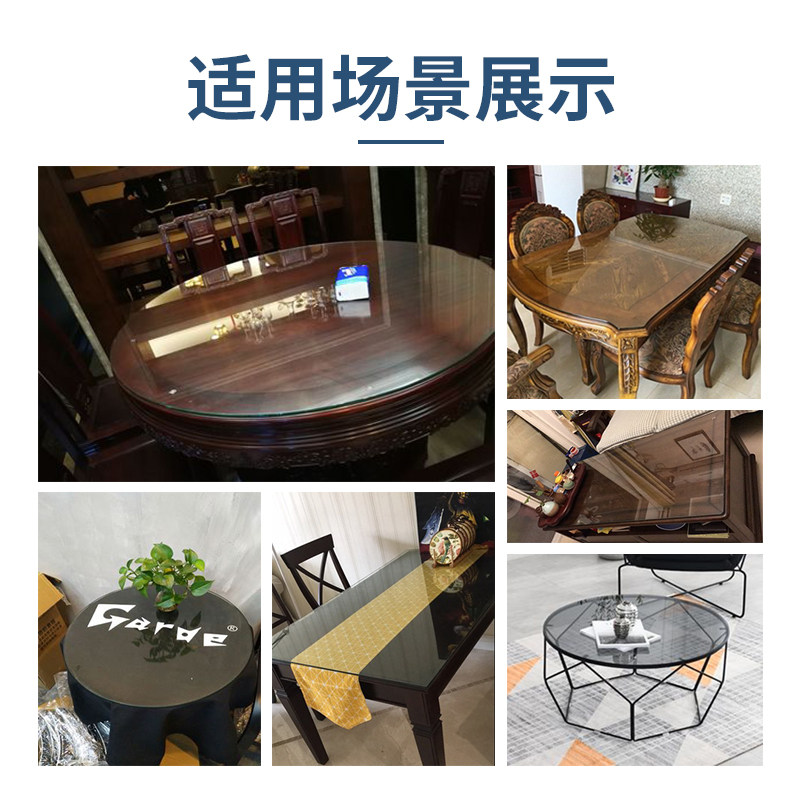 昆象订制钢化玻璃桌面电视柜台面 磨砂烤漆圆形强化玻璃加工超白