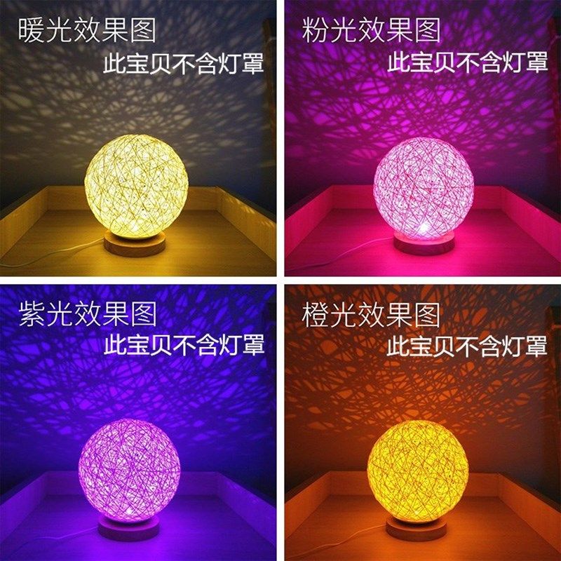 实木台灯灯座带开关插头e27灯头e14小螺口台灯DIY配件底座带光源图片