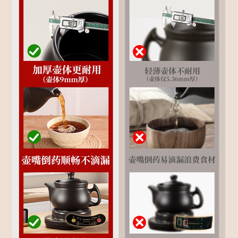 中药电煎壶煎药壶全自动熬药砂锅专用锅炖药煲家用中医专门煮药罐