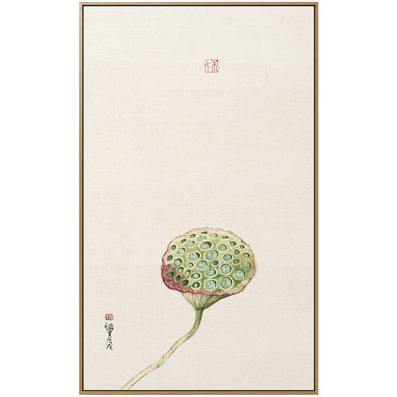 薛继业x仟象映画 新中式客厅装饰画花鸟玄关挂画水墨画国画禅意